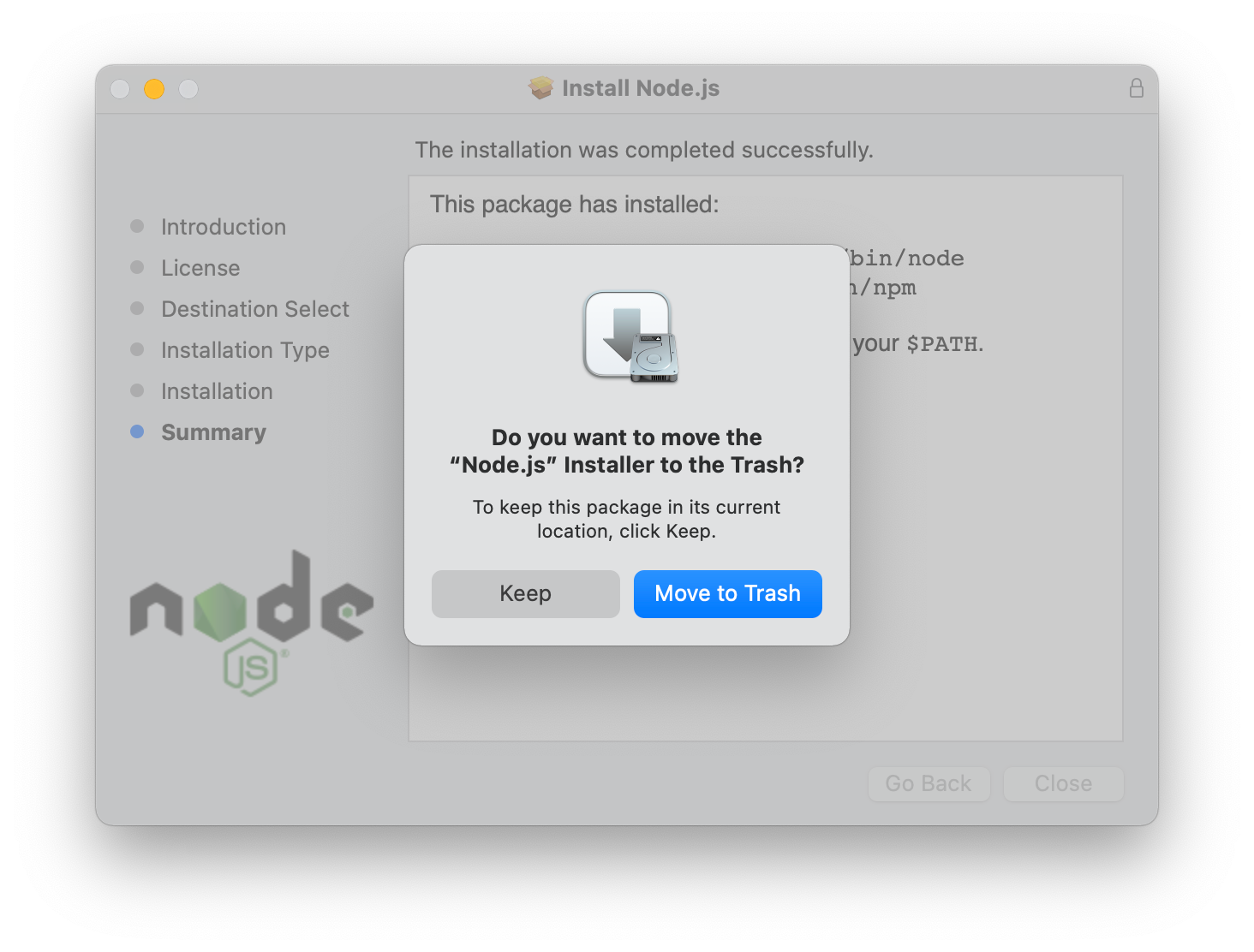 download node js for mac